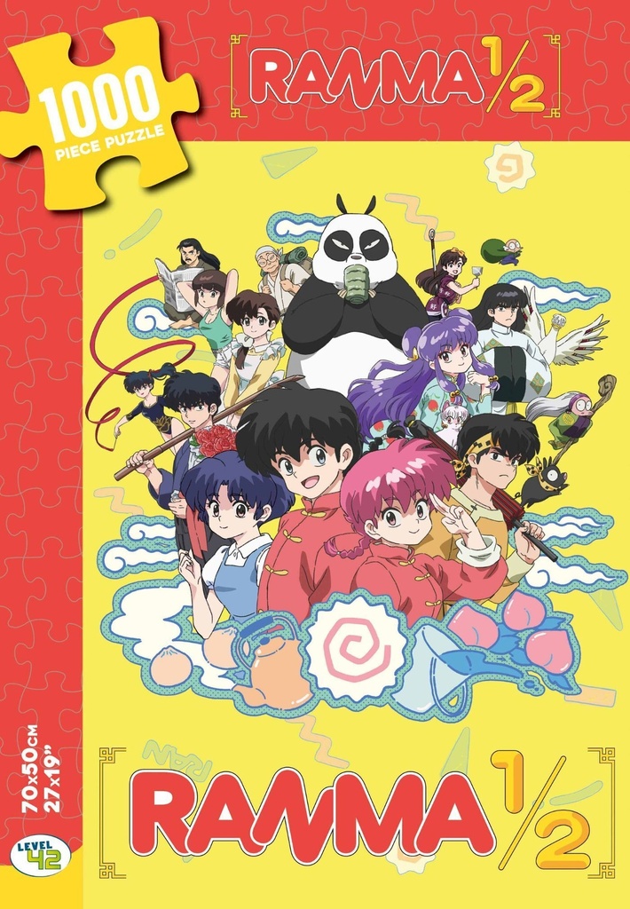 [3663411601159] Ranma 1/2 / Puzzle 1000 pièces / Jeu de Patience et de Réflexion / 68x49 cm