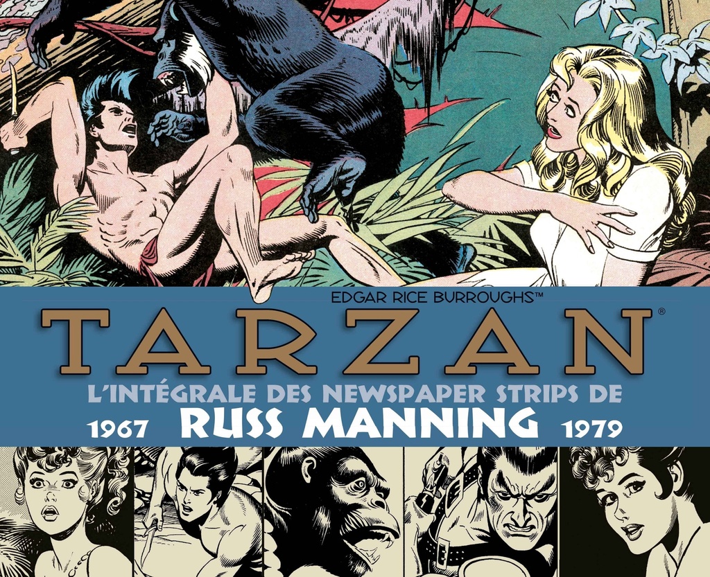 [9782380380279] Coffret Tarzan : L'intégrale des newspaper strips 1967-1979